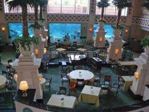 One of Atlantis Resort restaurants in the Bahamas