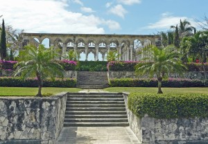 View of Versailles Gardens Cloister in the Bahamas