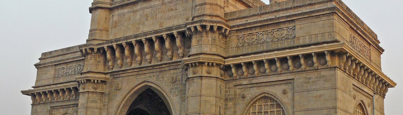 View of the famous Gateway of India in Mumbai