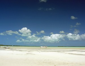The famous pink sand beach on Harbour Island