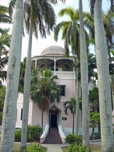 The building housing Nassau Public Library in the Bahamas.