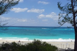 One of Nassau's beautiful beaches