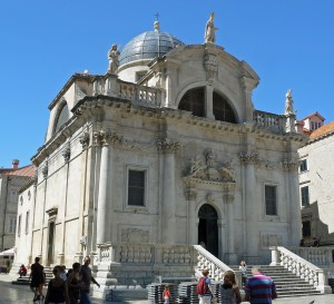 View of Dubrovnik's St.Blaise Church