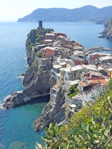 Classic view of the village of Vernazza in Italy