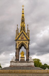 View of the Albert Memorial in London