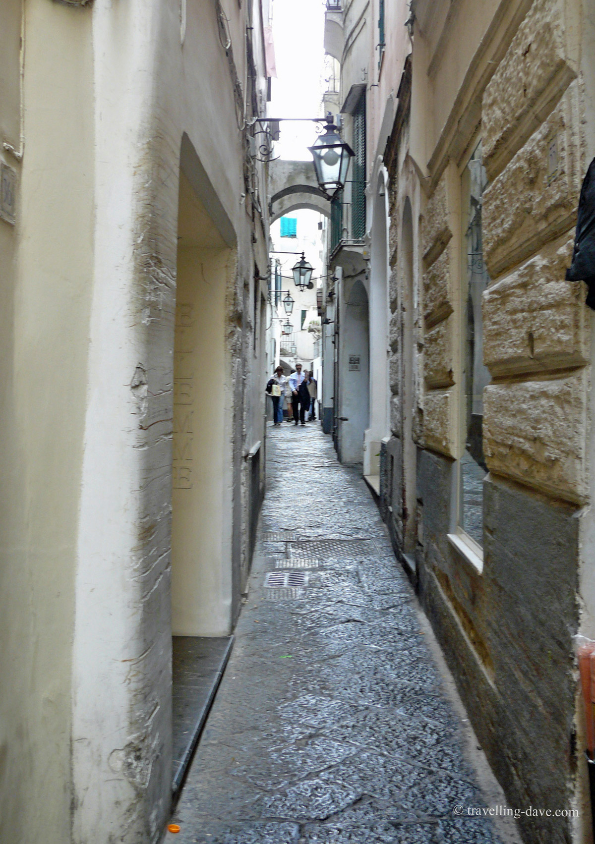 One of Capri's narrow streets
