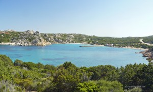 A secluded bay on La Maddalena island