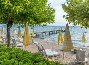 Colorful beach umbrellas