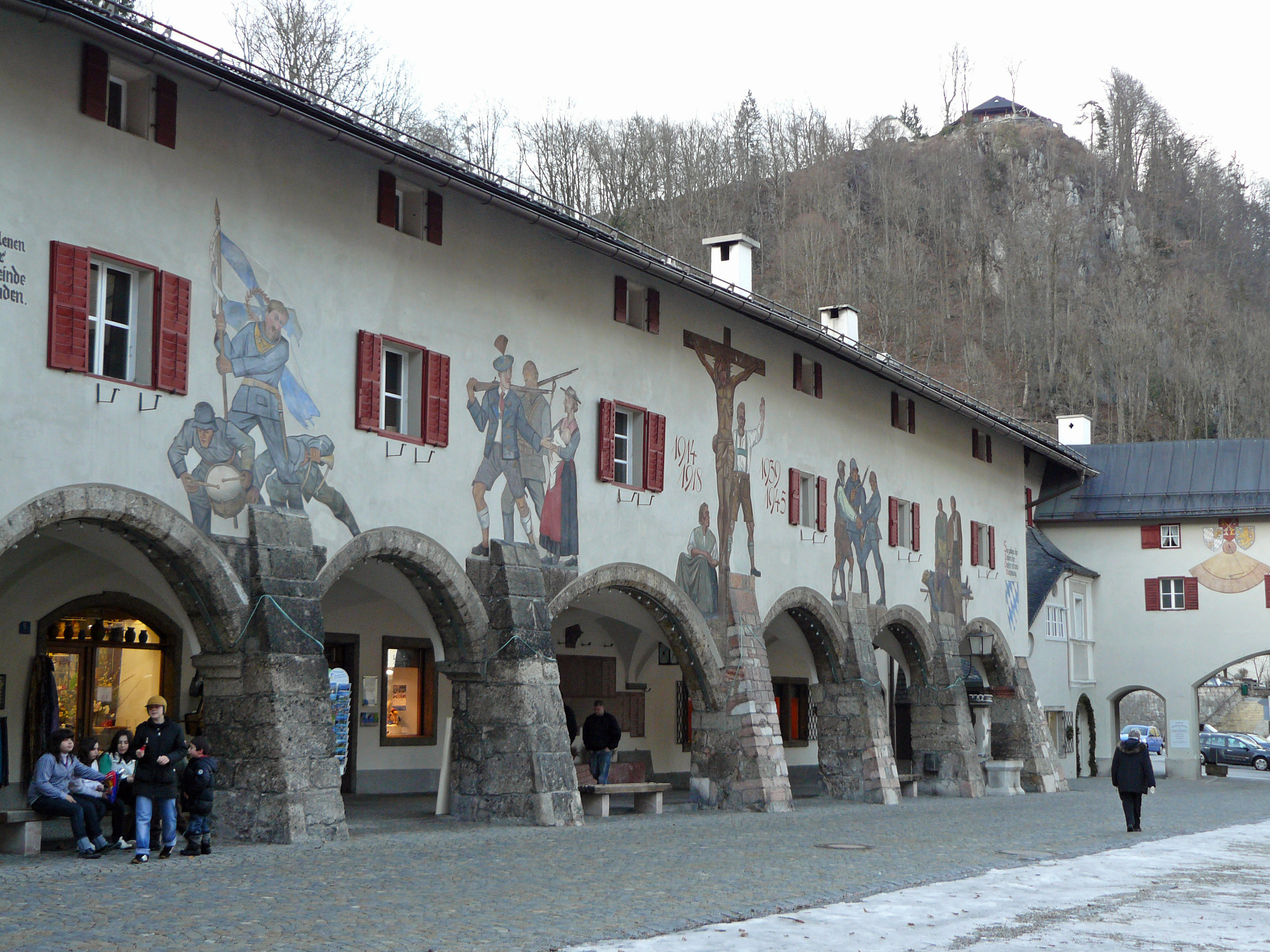 A building in the village of Berchtesgaden in Germany
