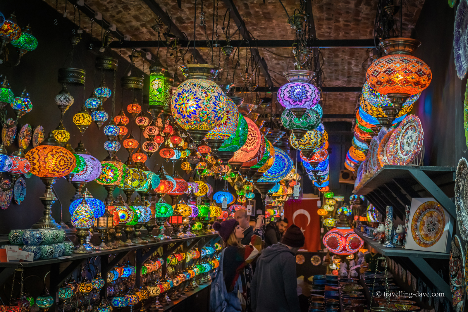 One of Camden Market colorful shops