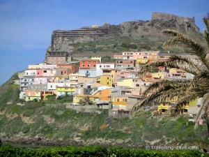 View of the village of Castelsardo