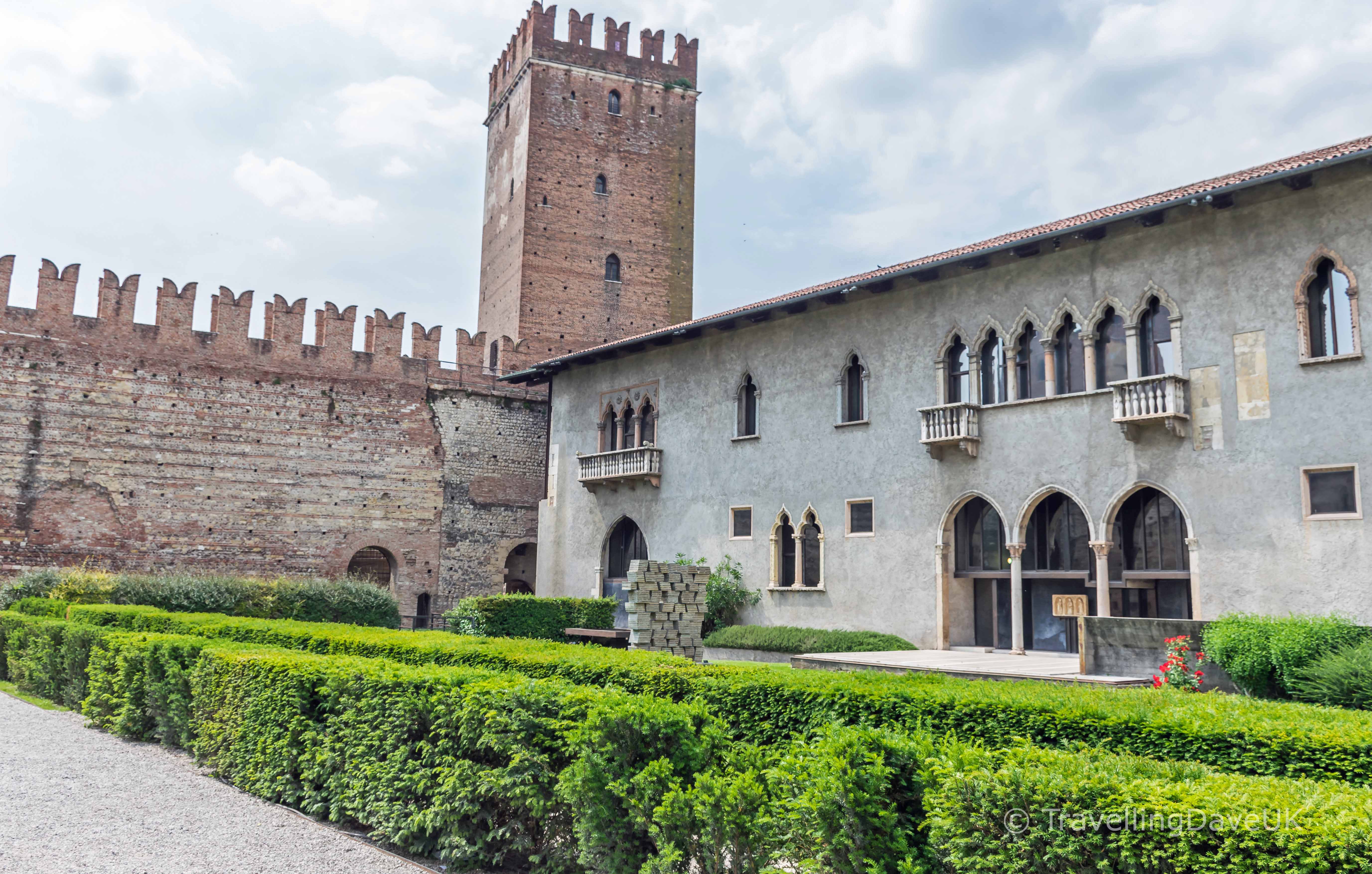 View of the courtyard of Castelvecchio