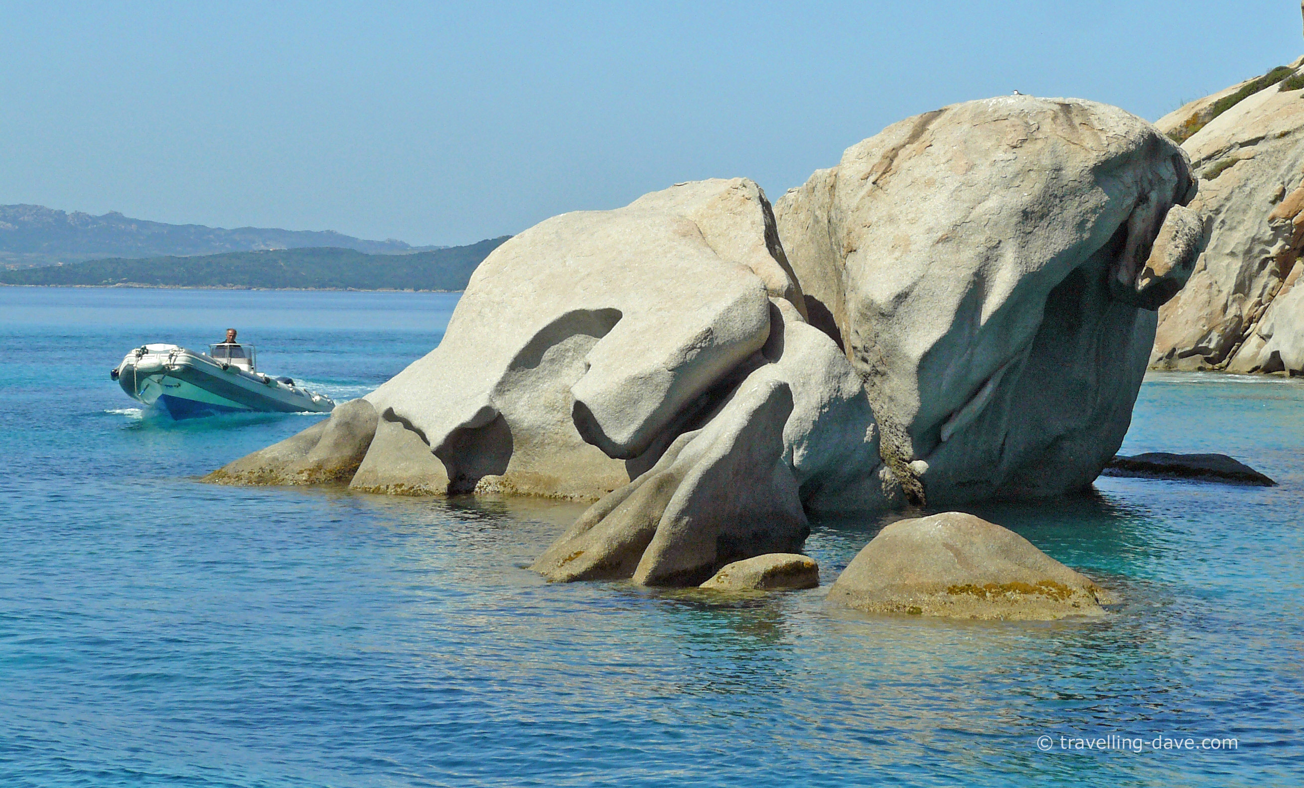 A rock formation resembling a dog