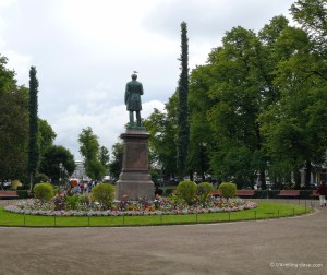 View of Helsinki Esplanade Park