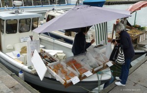 Buying fresh fish in Helsinki