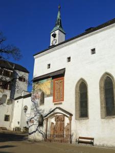 View of the chapel at Salzburg Fortress