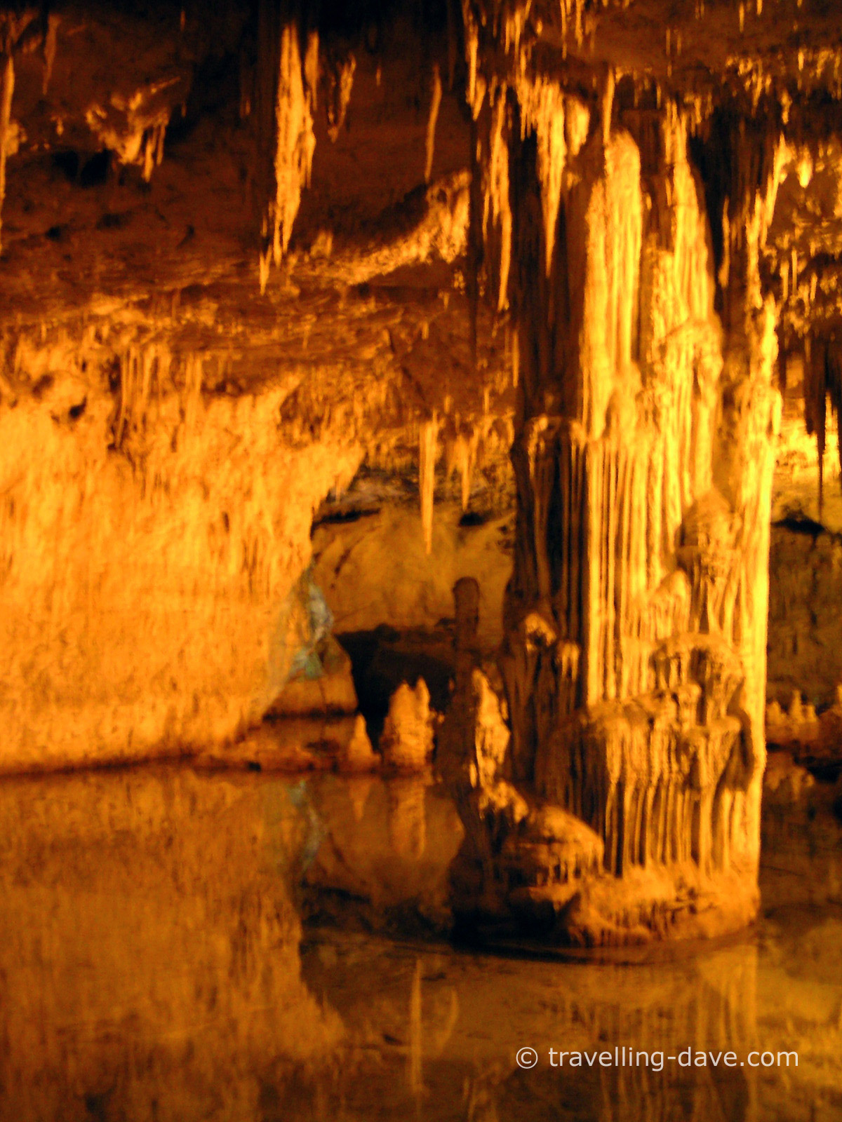 View inside Neptune's Grotto
