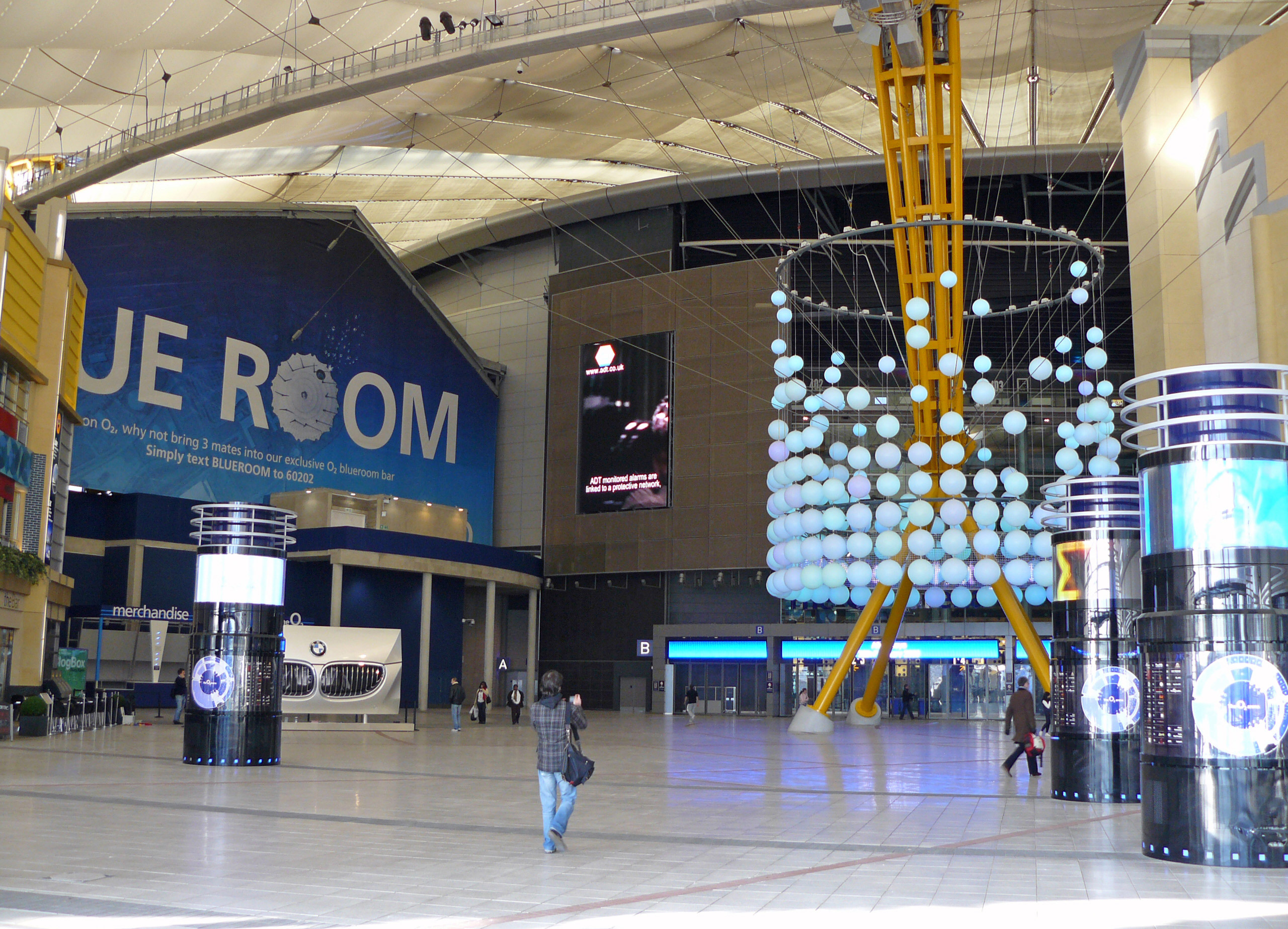 View from inside the O2 in London