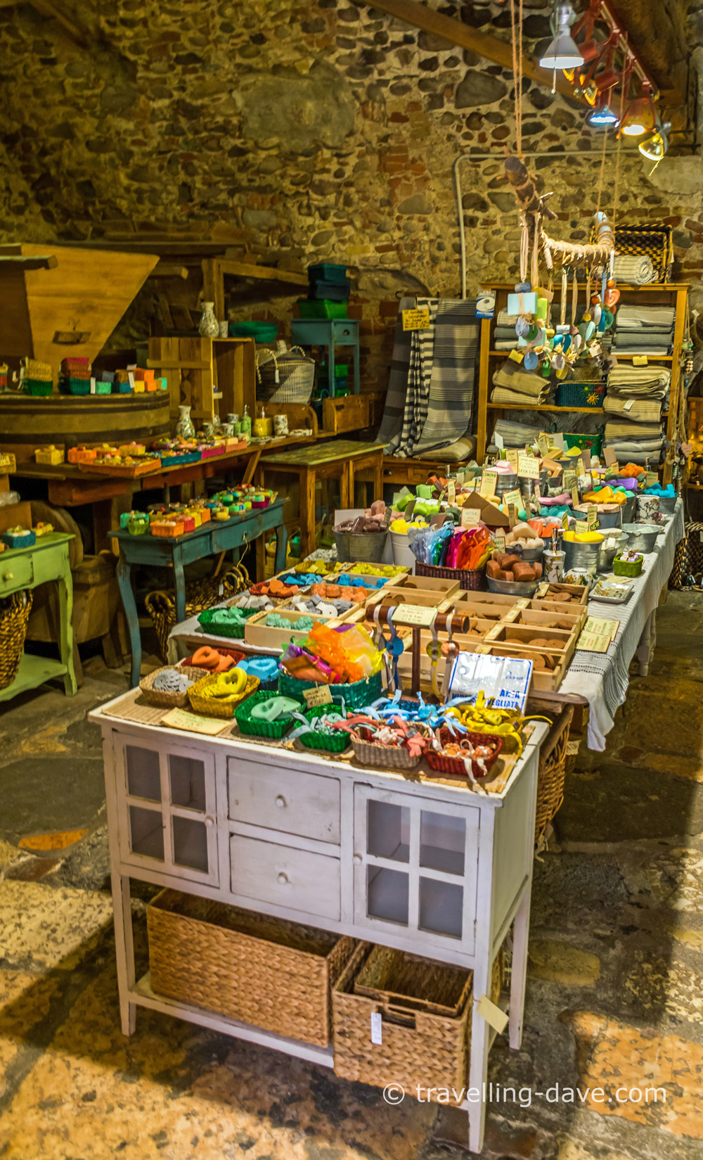 Inside one of Borghetto sul Mincio shops