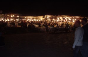 Evening at Marrakech Jemaa el Fnaa