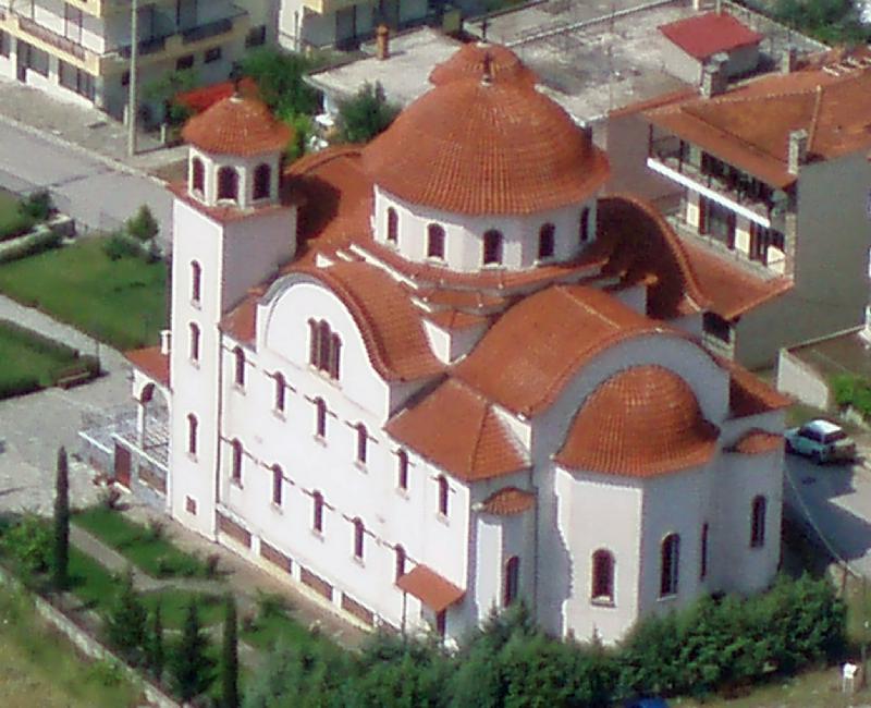 The church of Kalampaka in Greece