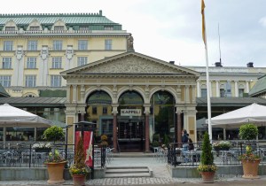 View of Kappeli Cafe in Helsinki