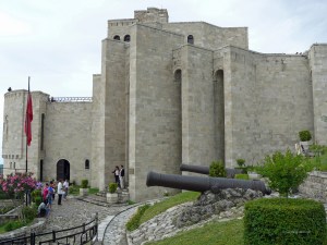 View of Kruje Castle in Albania