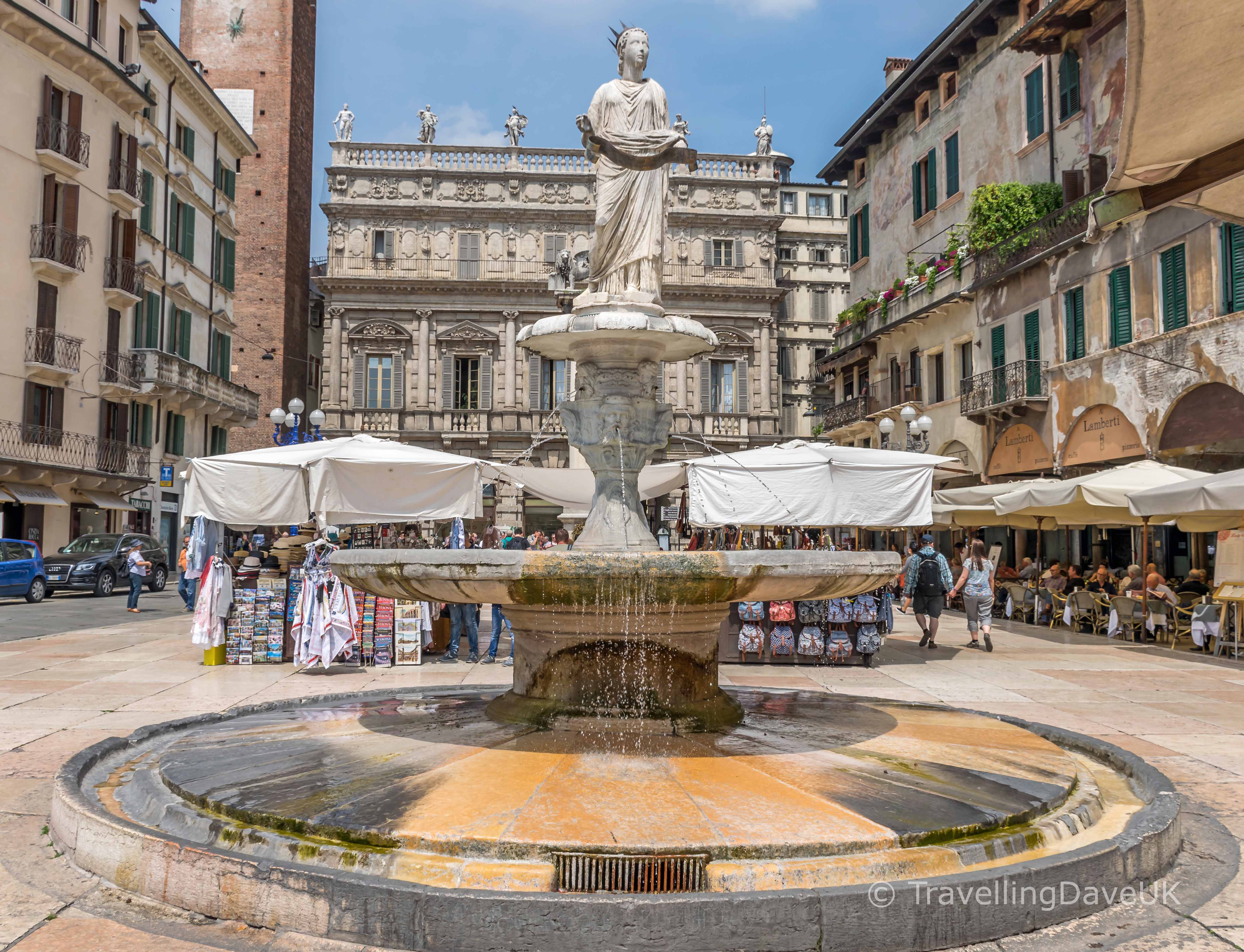 View of Madonna Verona fountain
