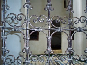 Railings at Marrakech Ben Youssef Medersa