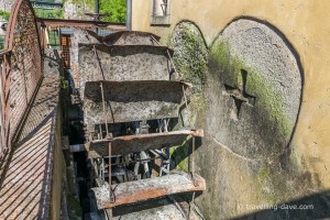 Wheel of one of Borghetto sul Mincio mills