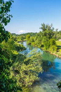 View of the river Mincio in Italy