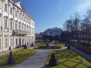 View of Salzburg Mirabelle Gardens
