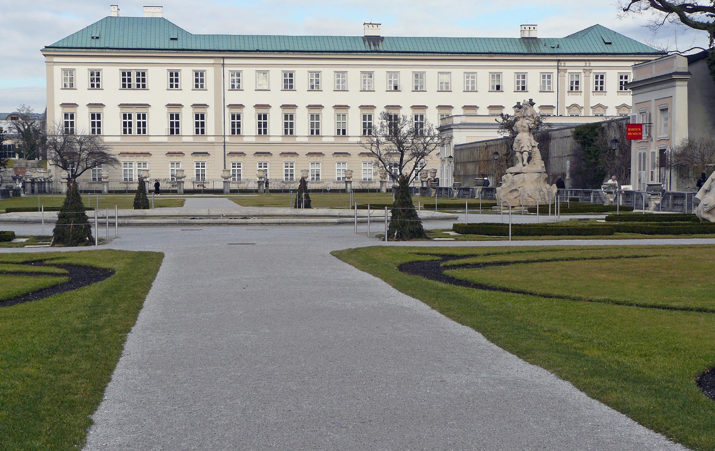 View of Salzburg Mirabelle Palace