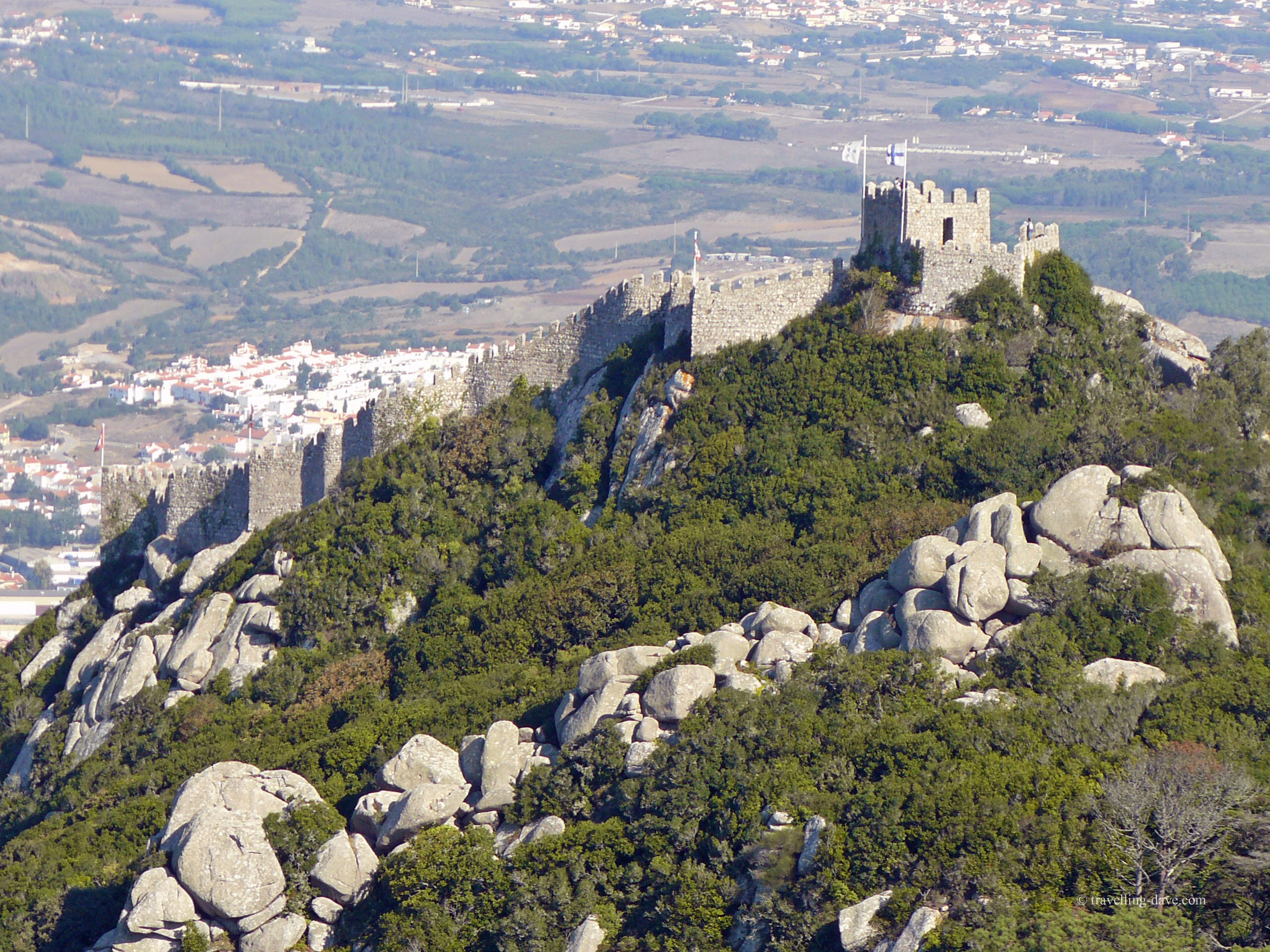 View of Sintra Moorish Castle