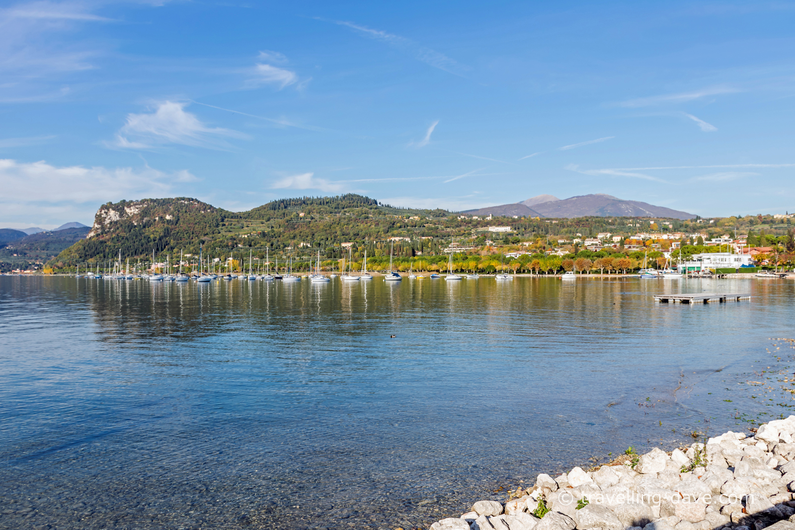 Lake Garda on a calm November day