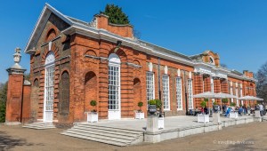 View of the building housing the Orangery Restaurant in London