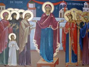 Meteora Monastery painting