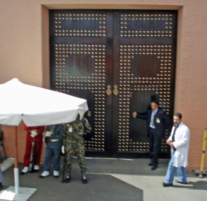 Entrance door to Marrakech Royal Palace