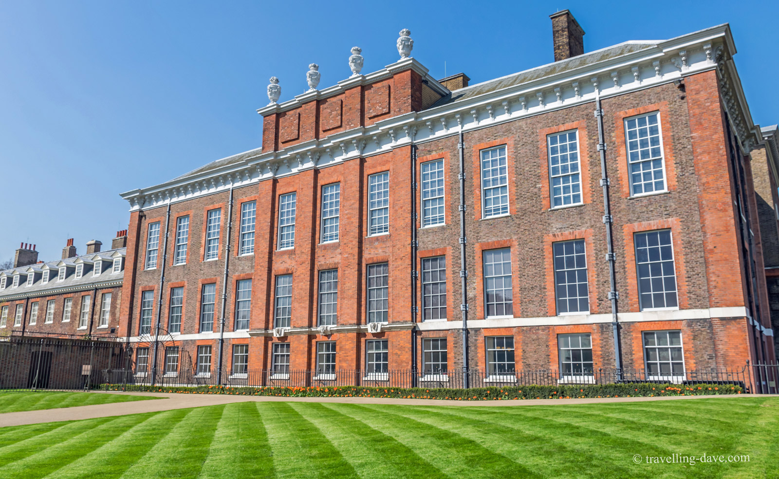 The green lawn at Kensington Palace
