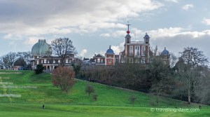 Panoramic view of the Royal Observatory in Greenwich
