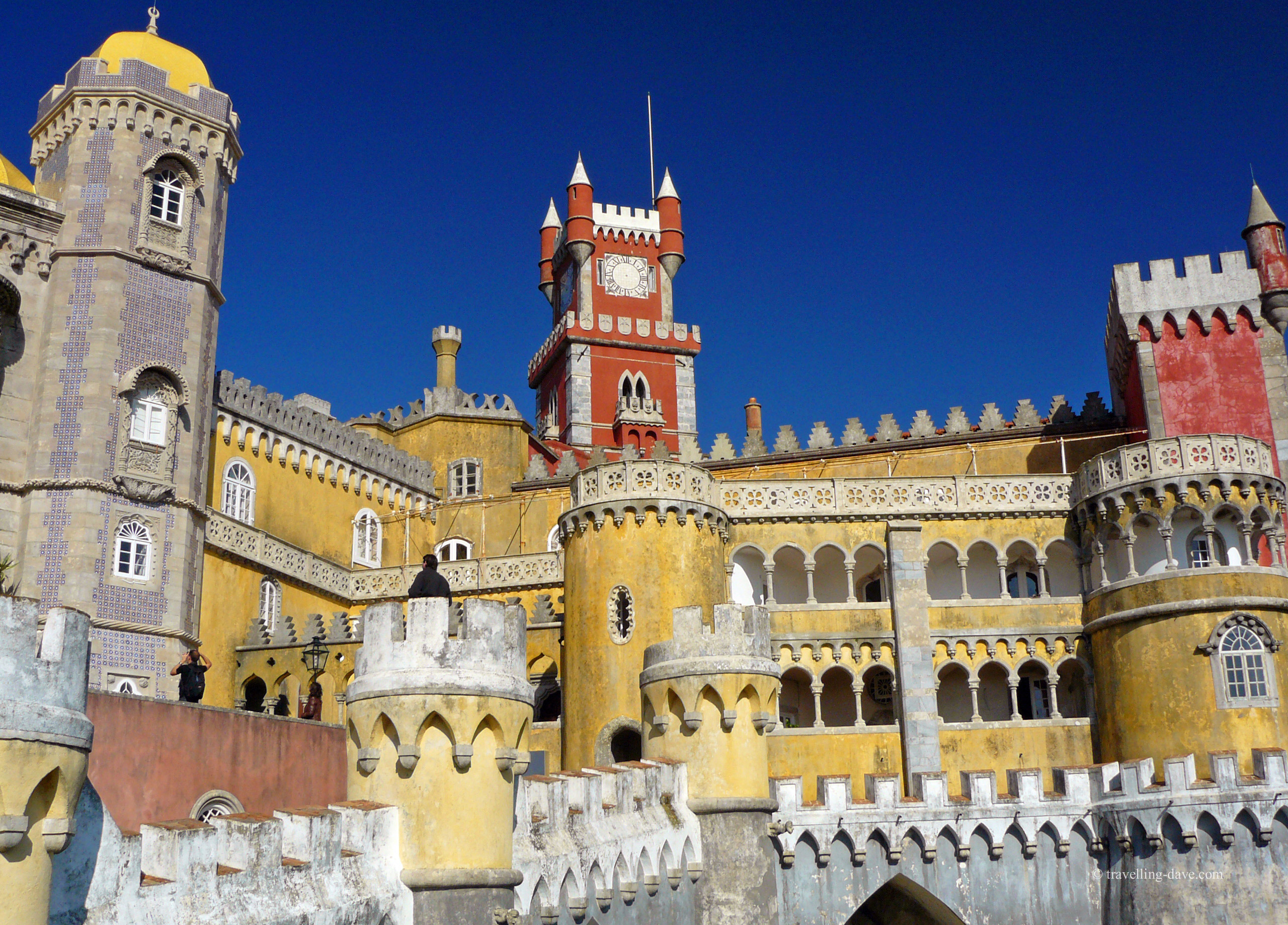 View of Sintra's Pena Palace