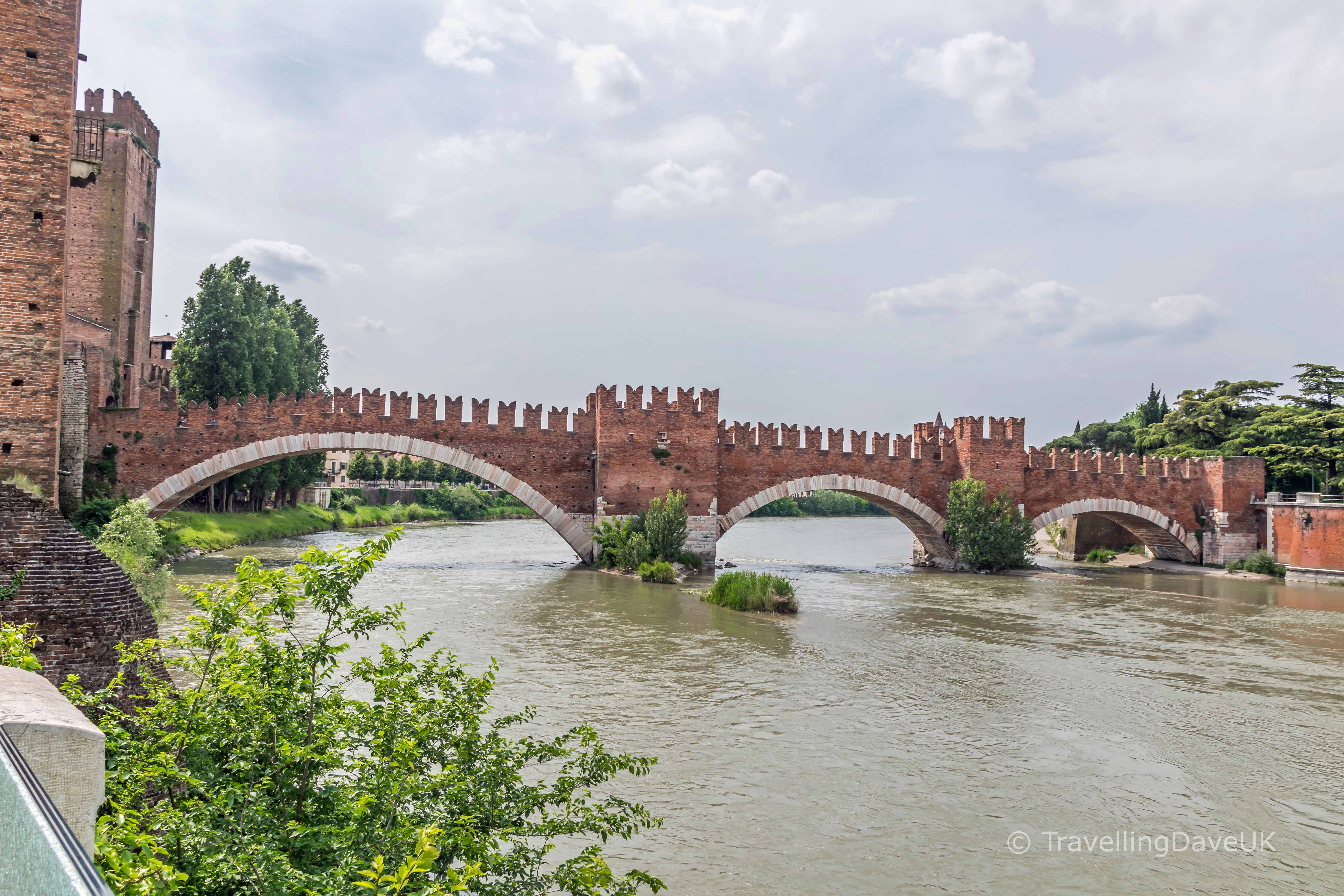 View of Ponte Castelvecchio in Verona