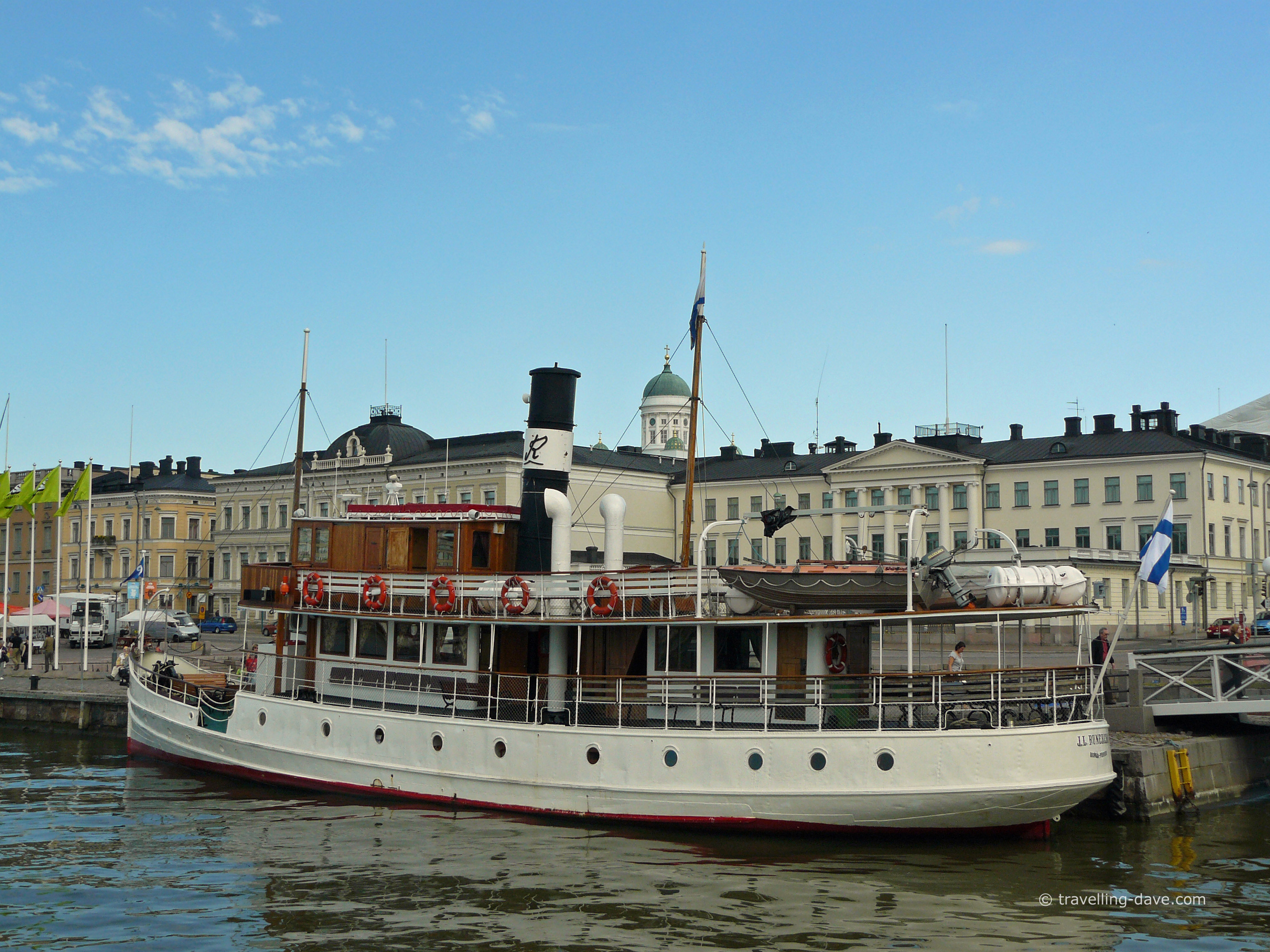 Boat connecting Helsinki with Porvoo