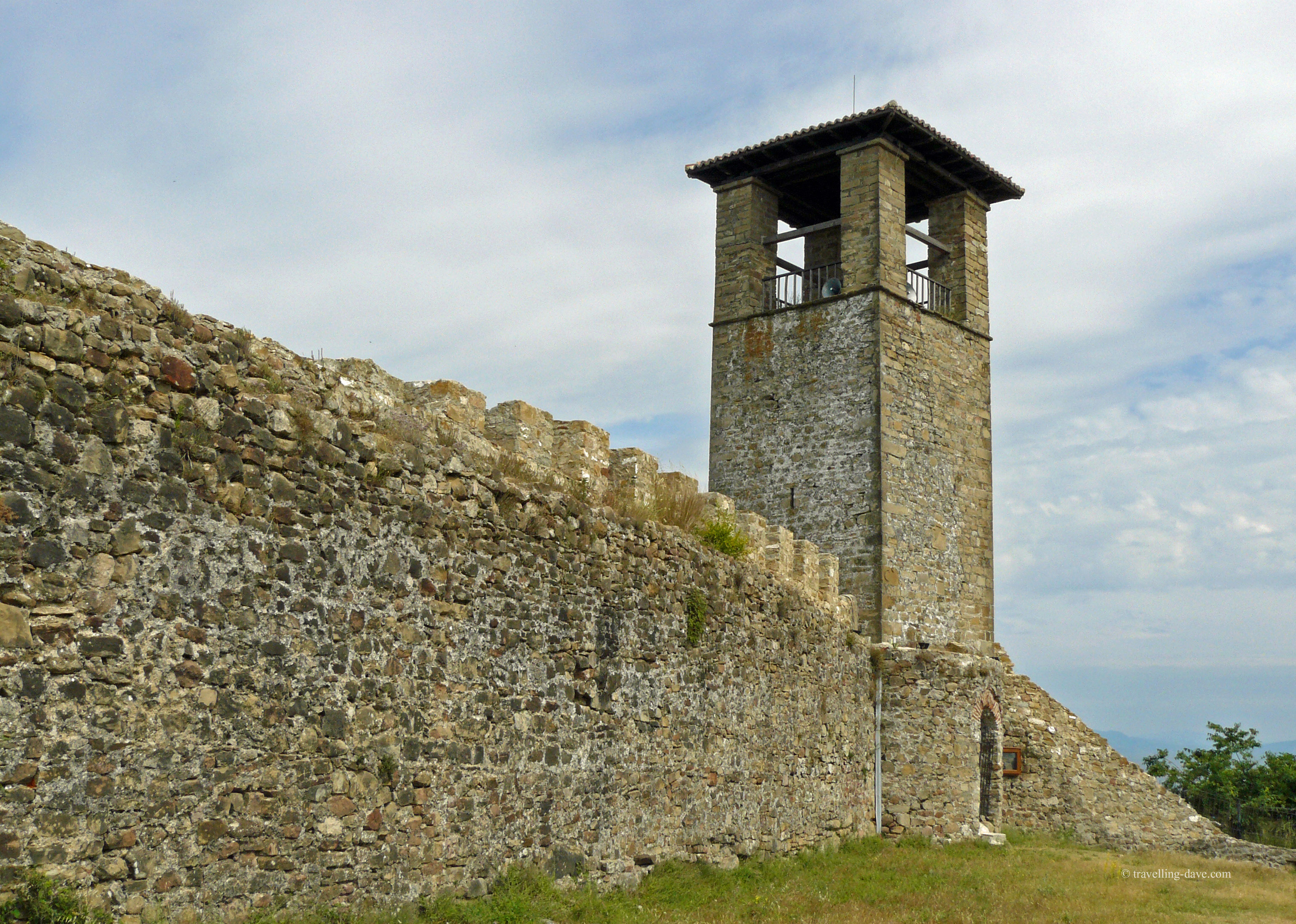 View of Preze Castle in Albania