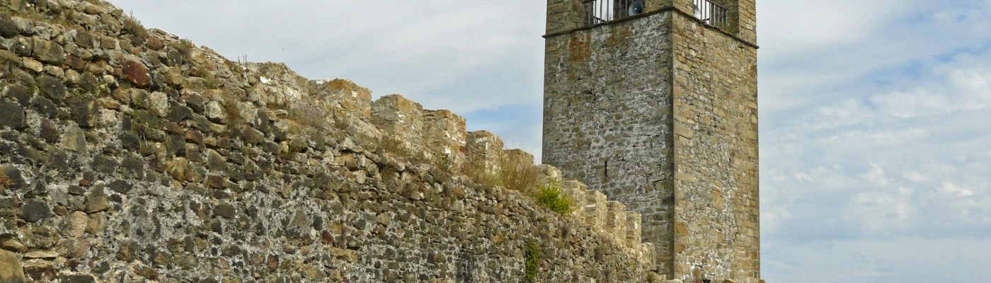 View of Preze Castle in Albania