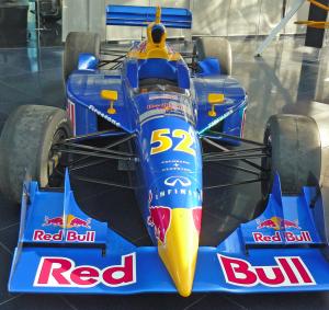 View of a Red Bull Formula 1 racing car