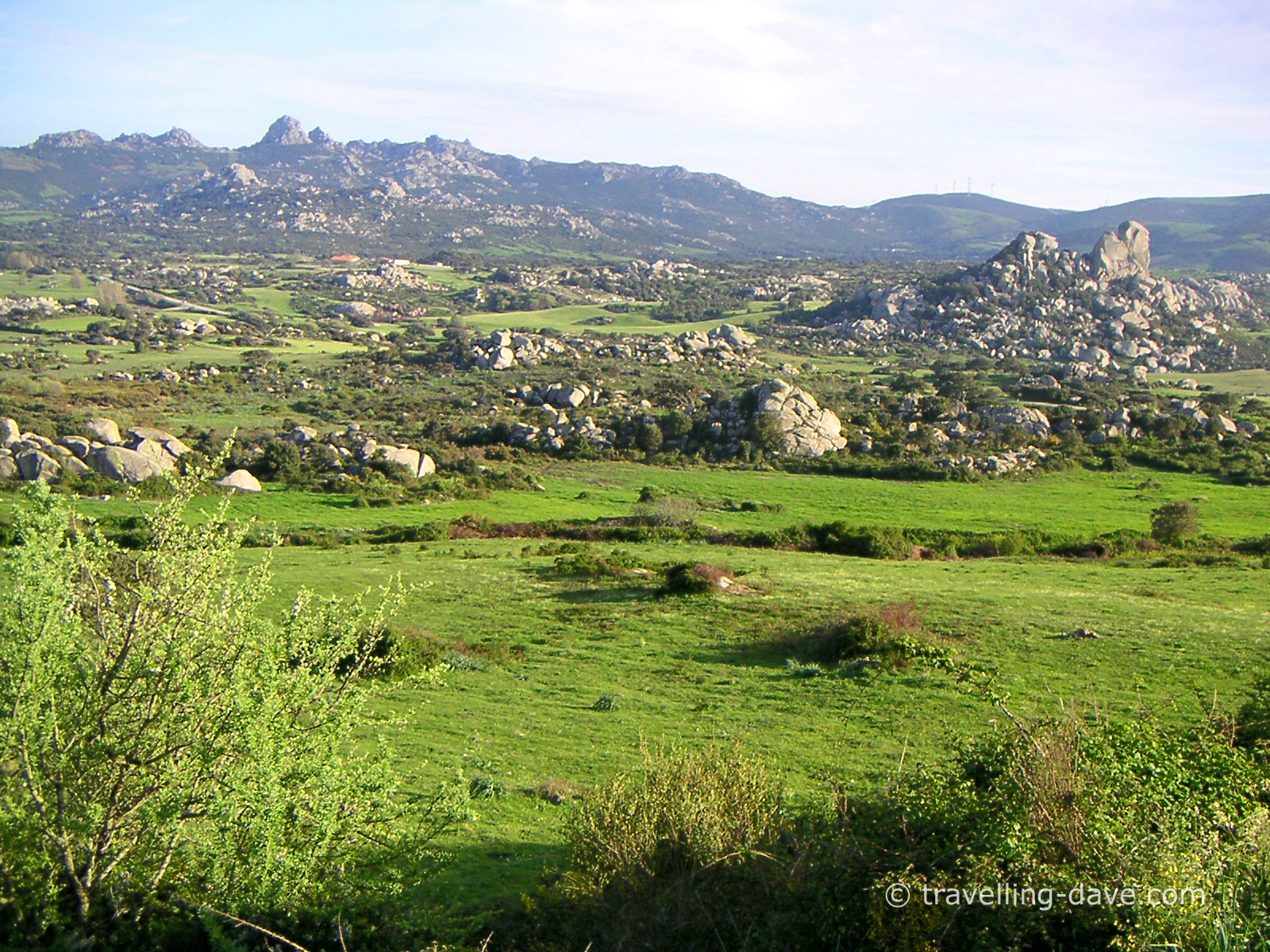 Countryside and rocks in Sardinia