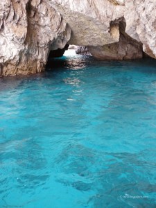 A sea cave in the Mediterranean