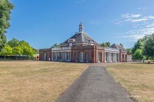 View of the Serpentine Gallery in London