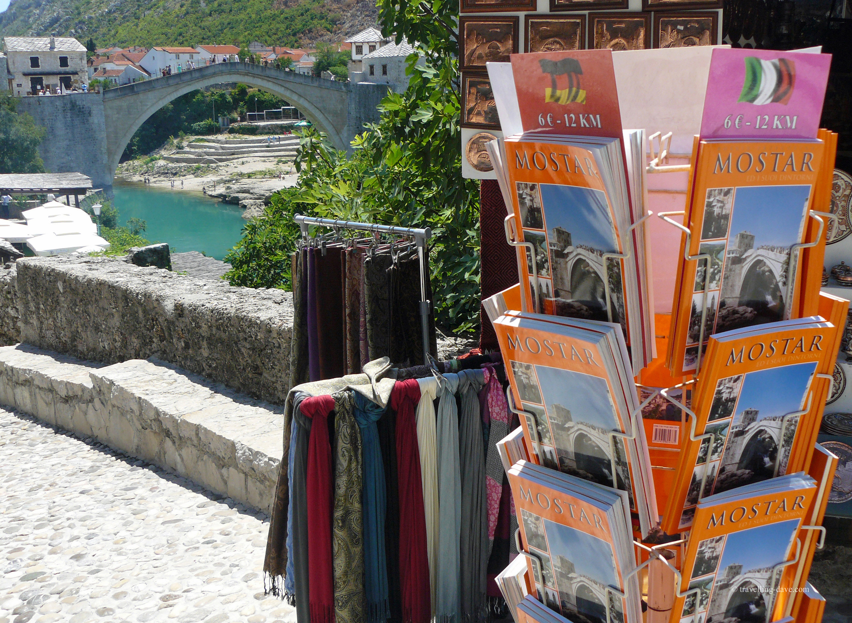 Books for sale in Mostar